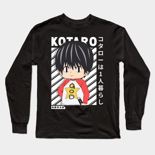 Kotaro Lives Alone Long Sleeve T-Shirt by RhysDawson